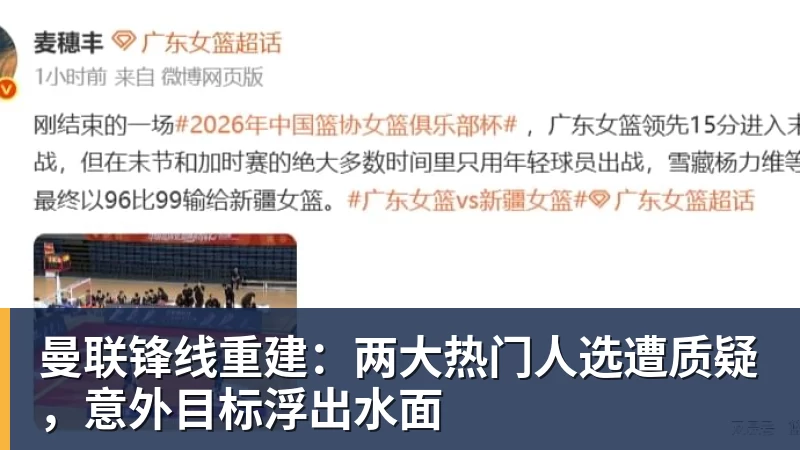 尊龙凯时曼联锋线重建：两大热门人选遭质疑，意外目标浮出水面